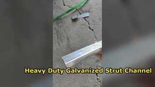 Heavy Duty Hot Dip Galvanized Unistrut Channel