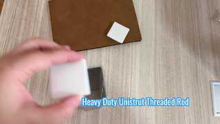 High Strength Carbon Steel Threaded Rod for Unistrut Systems