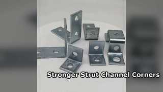 Heavy Duty Unistrut Corner Gusset Plate Reinforcement